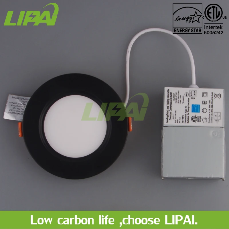 
cETLus and Energy Star approved 4 inch 9W 120V dimmable led panel light cri90 high efficiency 2700k 3000k 4000k 5000k 
