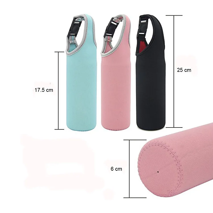 High Quality Neoprene Water Bottle Cup Holder with Handle