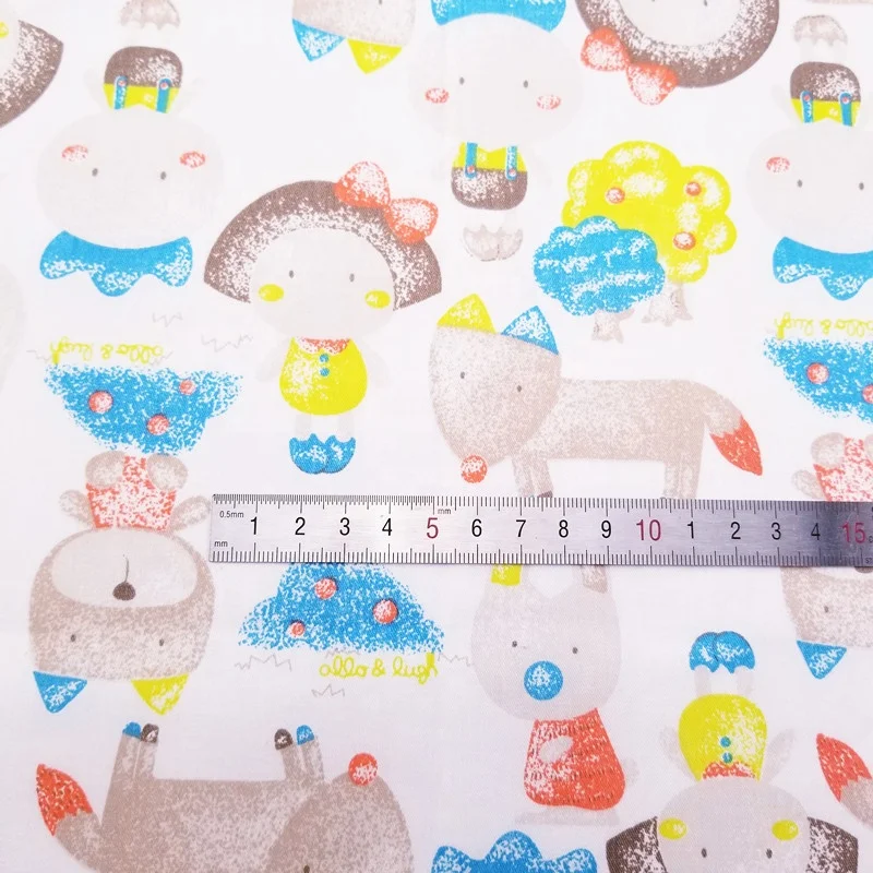 40s Cotton Twill  fabric custom Printed Cotton Sheet Fabric for Sewing Patchwork cloth sheet Material