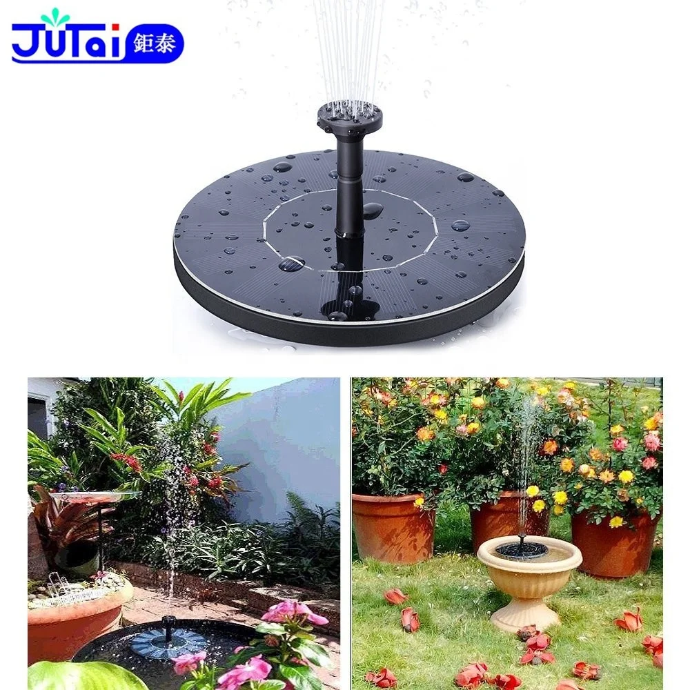7V/1.4W High Quality Mini Portable Garden Solar Pump Fountain ,Solar Pond Fountains