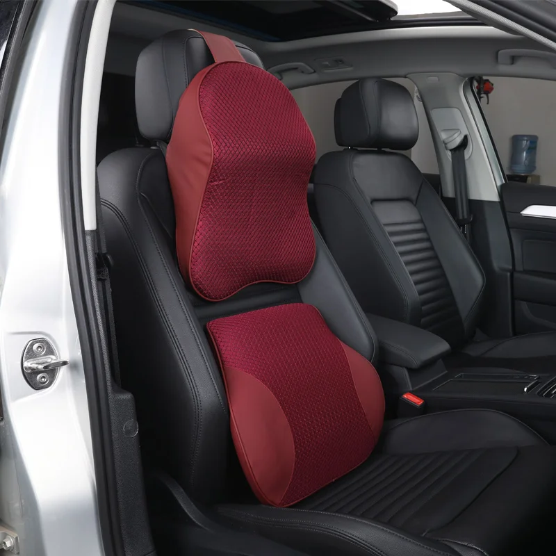 
Wholesale High Quality Memory Foam Car Headrest Neck Rest Travel Pillow 