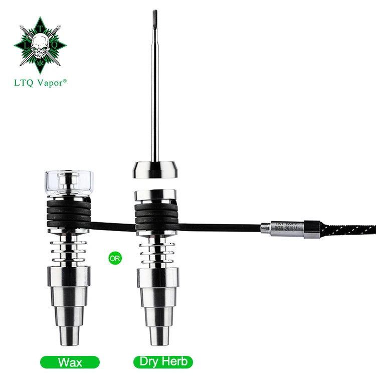 paly DIY style CBD oil vape quartz enail coil heater replaceable cartridge for daily dabbers