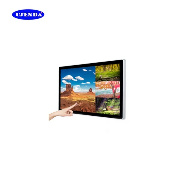 32 Inch Wall Mount Advertising Screen LCD Display For Elevator TV  Indoor Digital Ad Monitors
