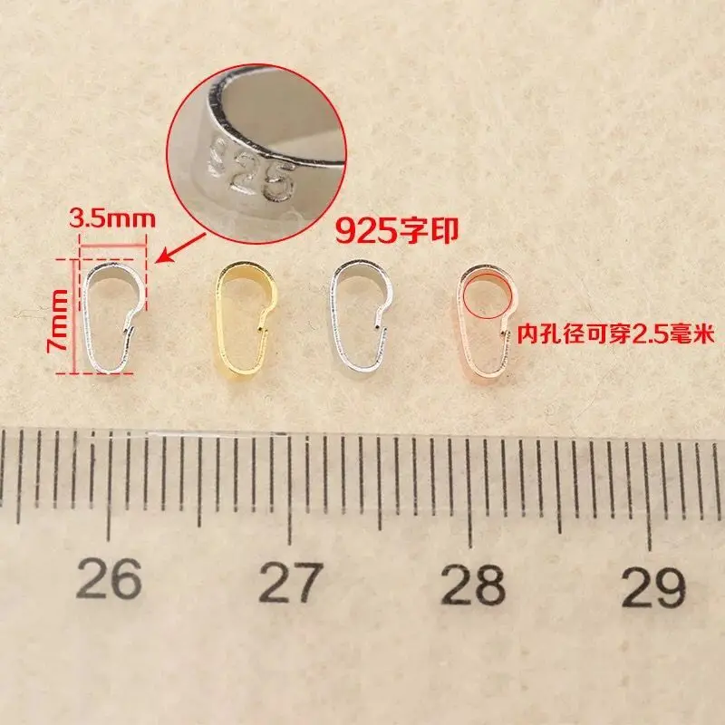 wholesale 925 sterling silver necklace Bail for jewelry making