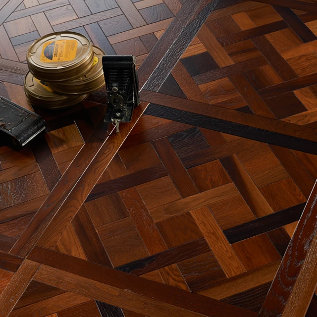 
FUDELI VERSAILLES Wooden Flooring Oak Engineered Solid Multilayer Engineered Wood Flooring Natural Real Oak Wood Graphic Design 