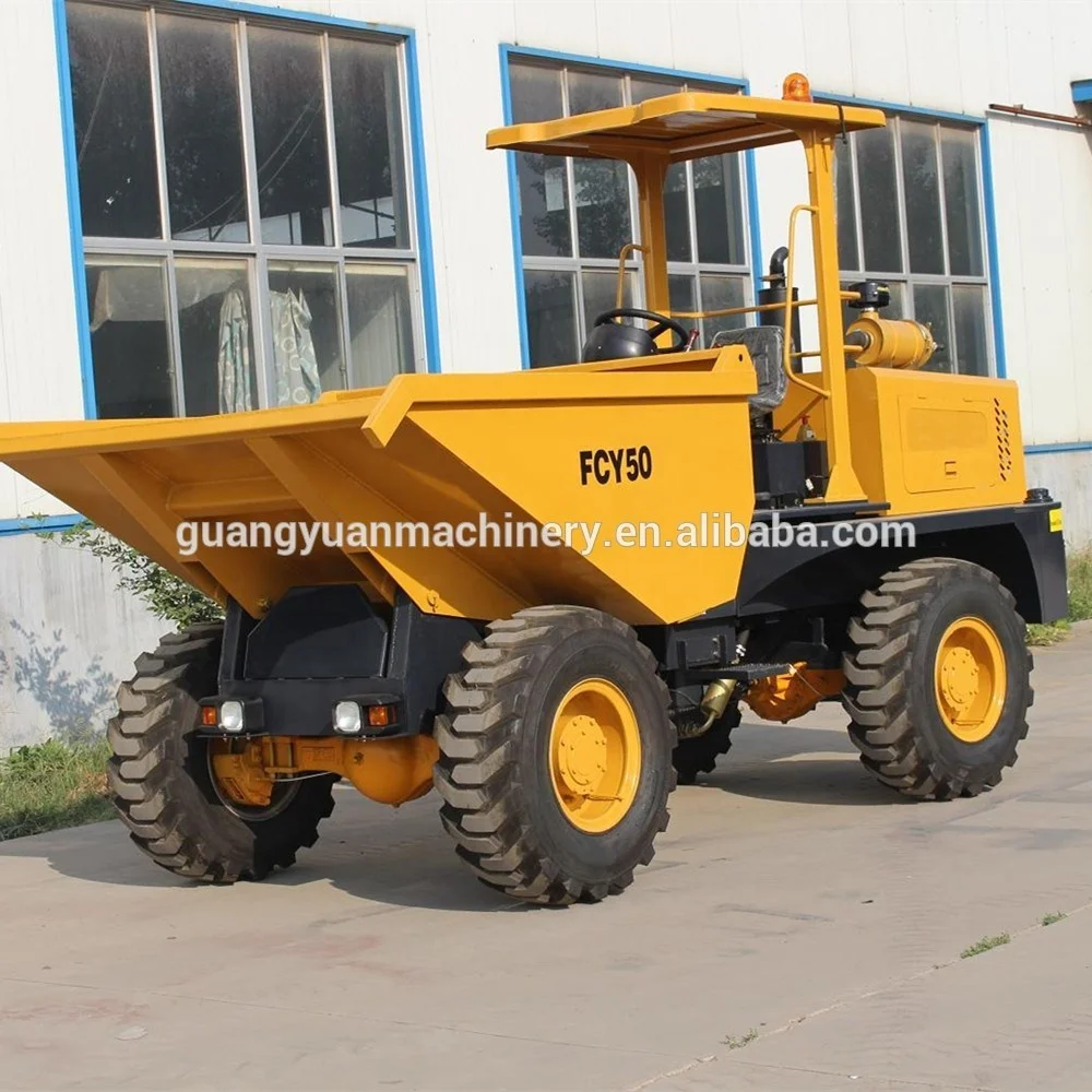 FCY50 4WD 5ton construction gold mining truck dump truck tipper