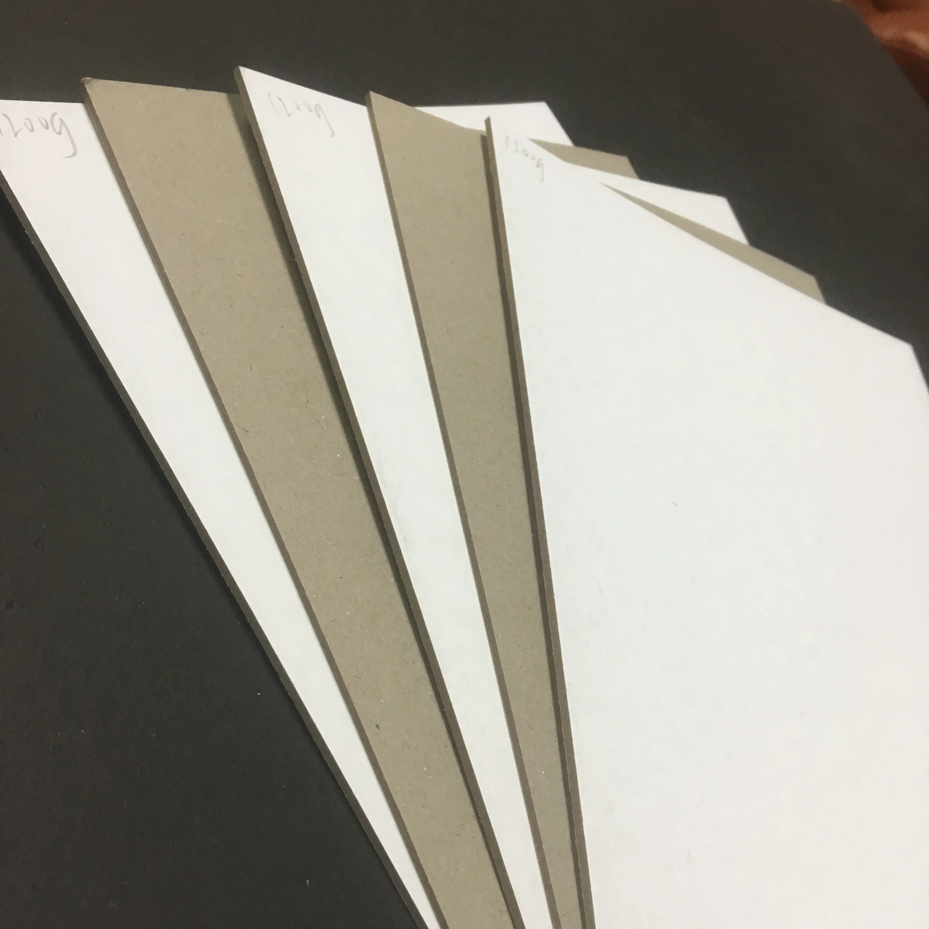 
500gsm, 600gsm, 700gsm One Side White Paper Board /Coated Paper Duplex Board With Grey Back 