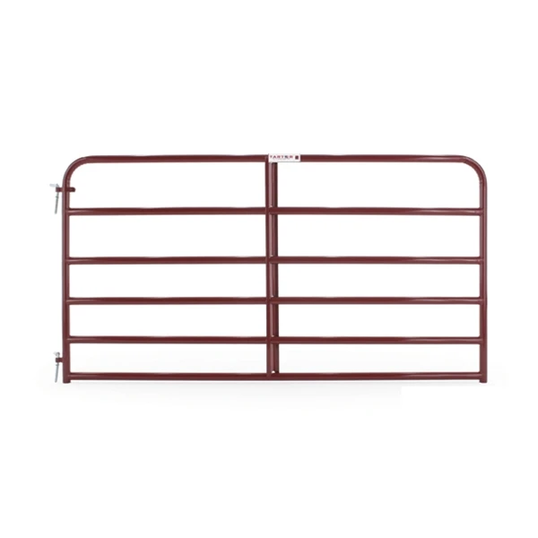 galvanized 100x200mm steel  tube metal 14 foot farm gates for sale