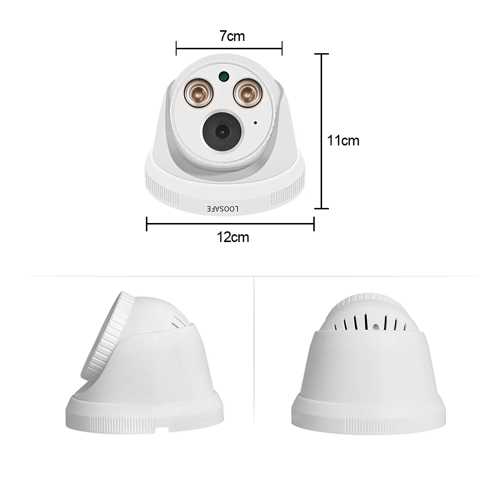 Factory Wholesale Surveillance Camera 2MP Dome CCTV Warm light Camera 4CH POE Camera NVR Kit