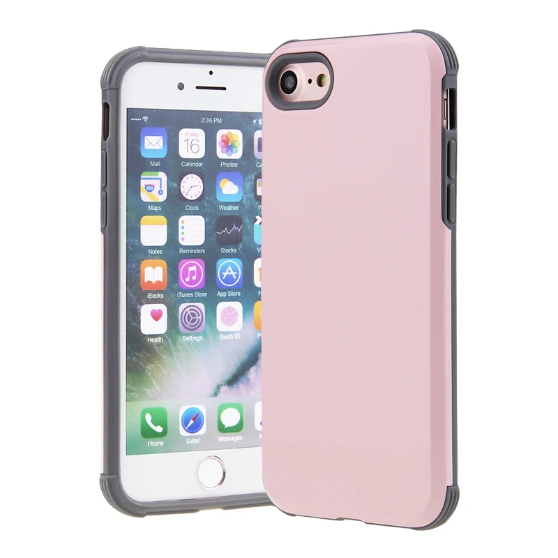 
Противоударная воздушная Подушка ТПУ Бампер Жесткий ПК Гибридный устойчивый к царапинам чехол для iPhone 6 7 8 X XS Max чехол 