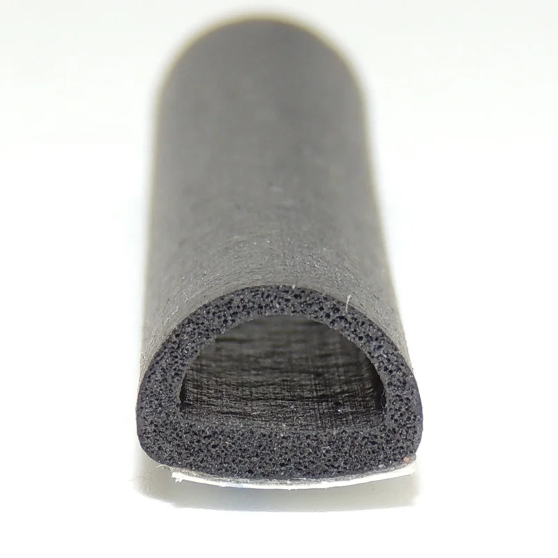 Factory direct supply D type epdm foam sunroof rubber seal strip
