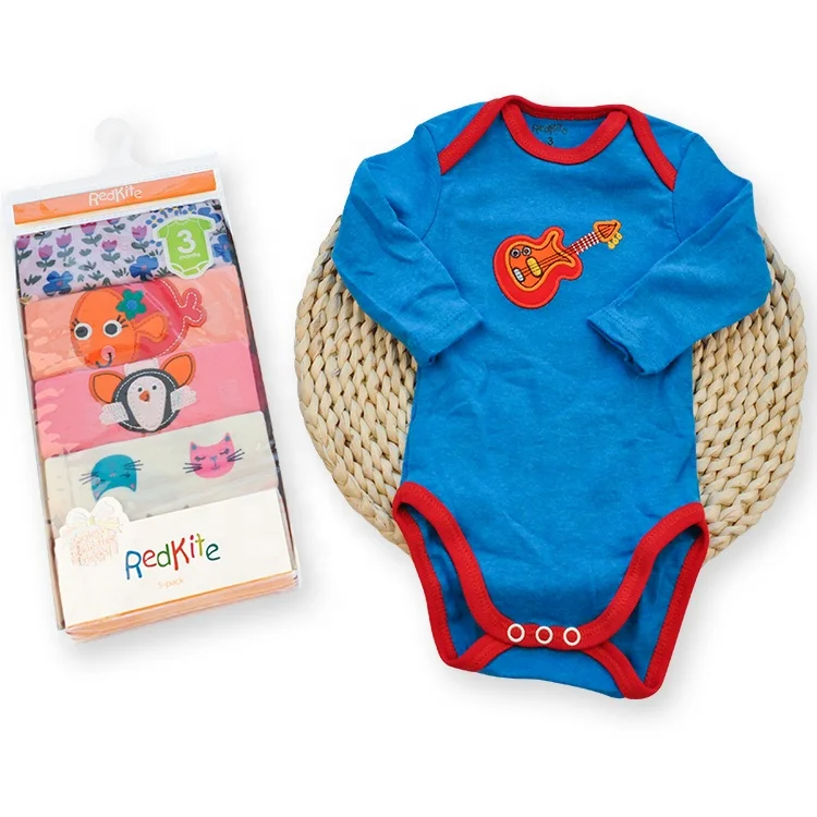 Amazon Hot Sell Newborn Infant Clothes Baby Romper With Long Sleeves