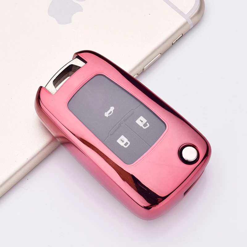 Чехол для автомобильного ключа для Chevrolet Smart Remote Key TPU Volkswagen чехол для автомобильного ключа защитный чехол для автомобильного ключа