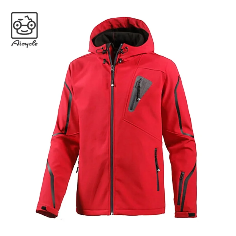 Красная куртка Спорт Oem Куртка для человека с капюшоном на молнии