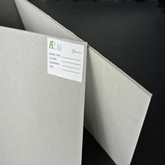 Smooth grey chipboard 1.2mm thickness paper board in sheets