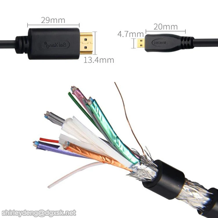 HD hdmi для mini hdmi кабель с высоким качеством для ПК/tablet/камера 19 P кабельное телевидение 1 м 2 м 3 м 5 м