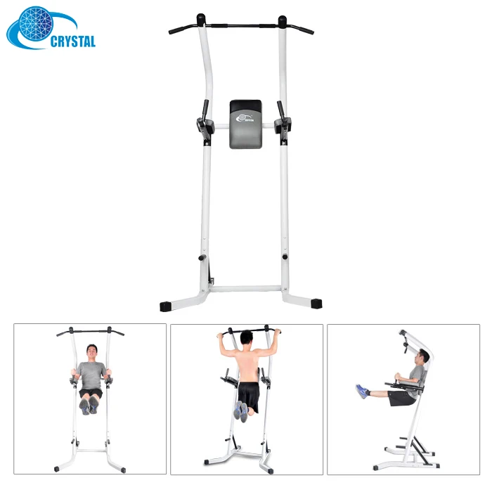 SJ-600 Promotion multifunction hom gym standing pull up bar power tower with dip stand