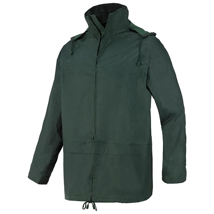 
Best Selling Low Price New Army Waterproof Rainsuit PVC Chaqueta 