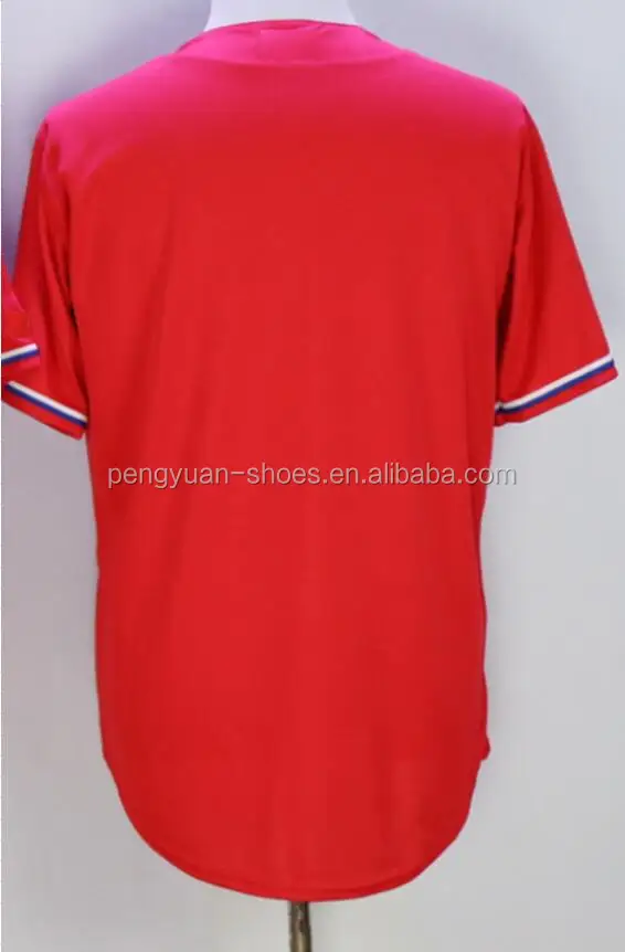 Лучшее качество вышитая бейсбольная Джерси с именем и номером по индивидуальному заказу