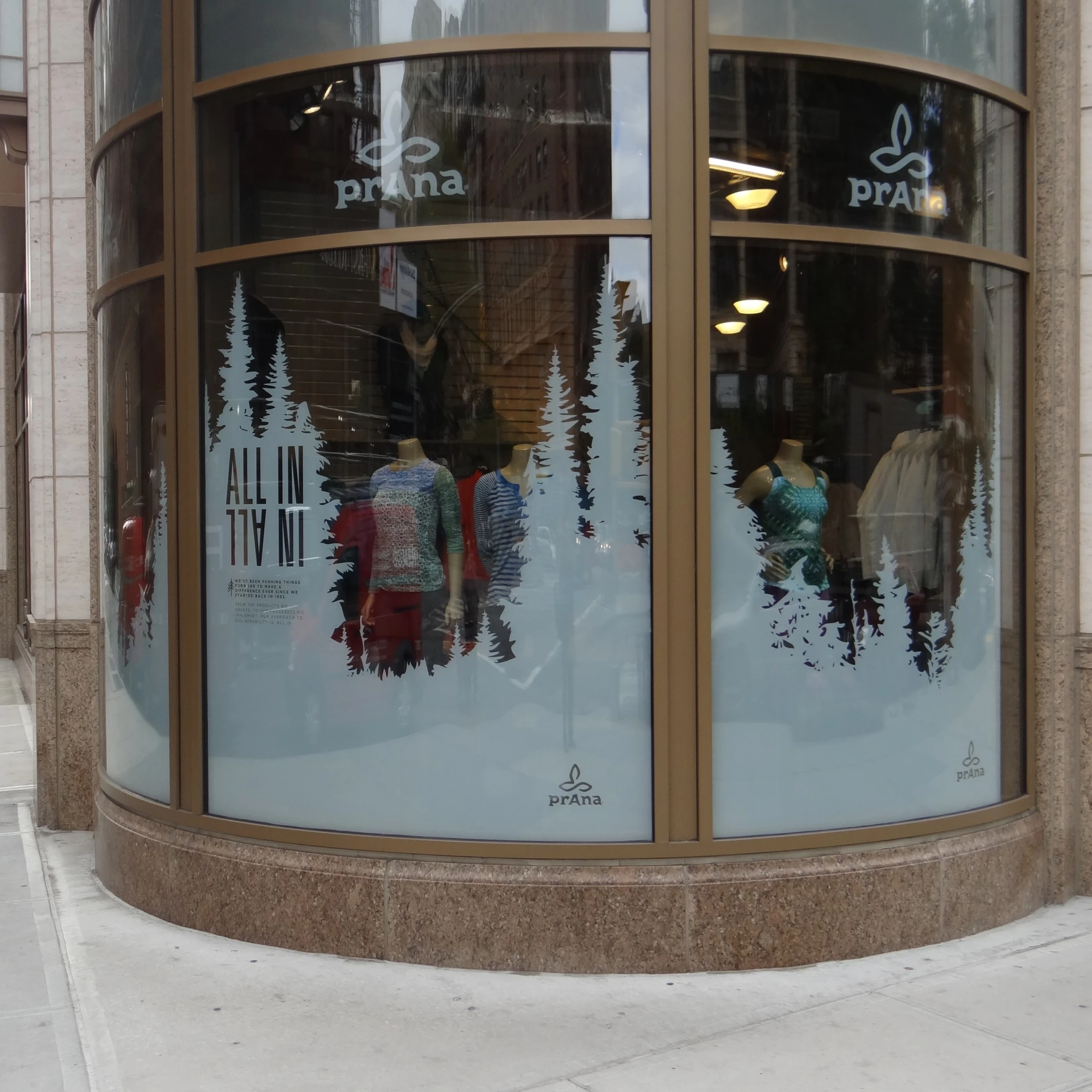 Custom Advertising Vinyl Decal Outdoor Shop Window Reverse Sticker