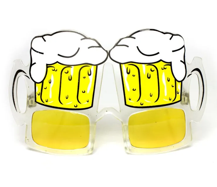 Novelty Sun Glasses Various Designs Summer Beer shape sunglasses