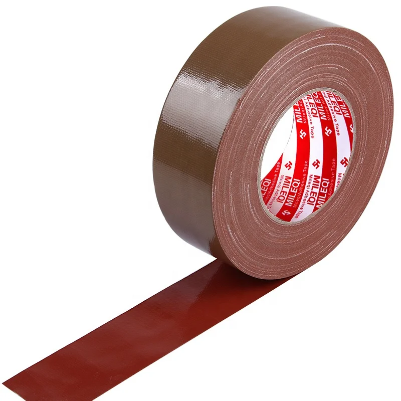 
Mileqi factory direct wholesale price high quality strong sticky self adhesive 50m branded jumbo roll cloth duct tape 