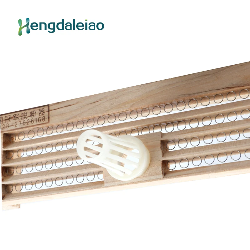 4 ряда деревянный пыльца ловушка с пчелиным въездные ворота