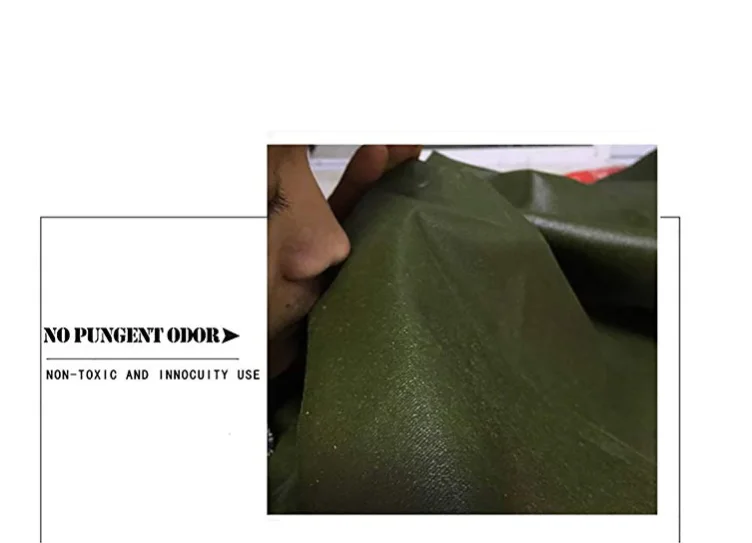 
Waterproof Organic Silicon Cloth Coated Ventilation Duct Fabric 