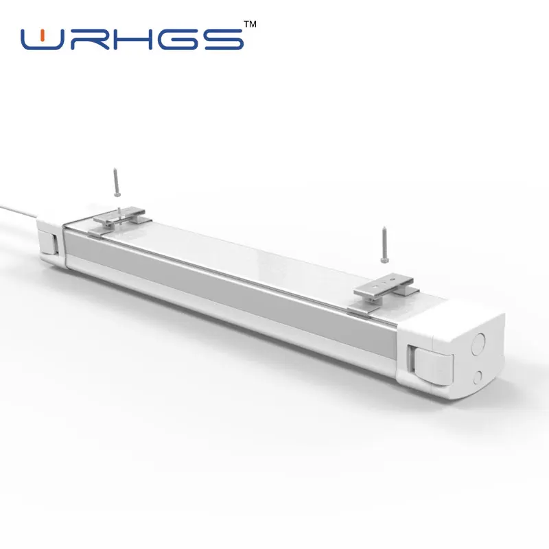 
AC 100v - 240v industrial led batten light waterproof aluminium metal vandal tri proof linear luminaires 