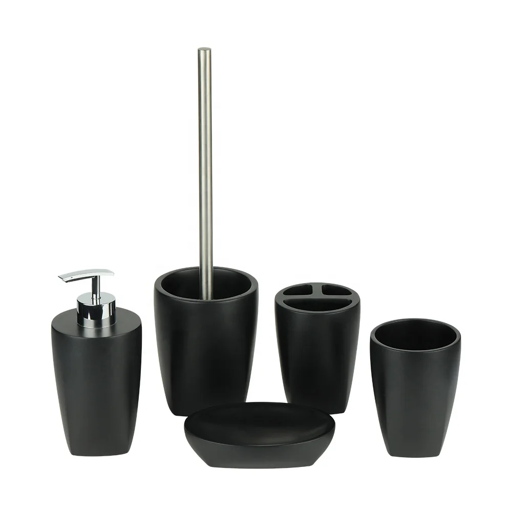 Holy High Bathroom Accessories Polyresin Bathroom Set Five-piece Set Eco-friendly