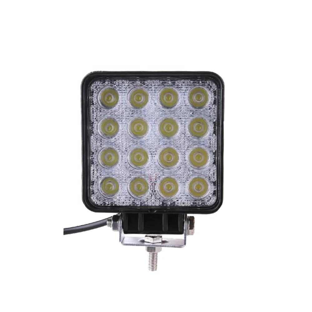 
LG-WE1603S 12V Excavator Dozer Marine Boat Thick 16 LED 48W Epistar Flood Spot LED Fog Driving Work Light 