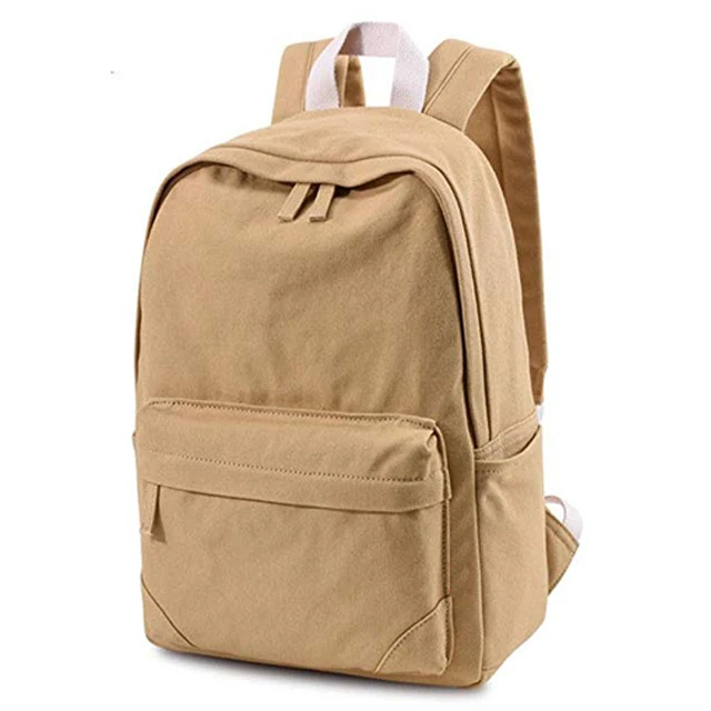 Classic Casual Canvas Backpack Rucksack School Backpacks Laptop Bag