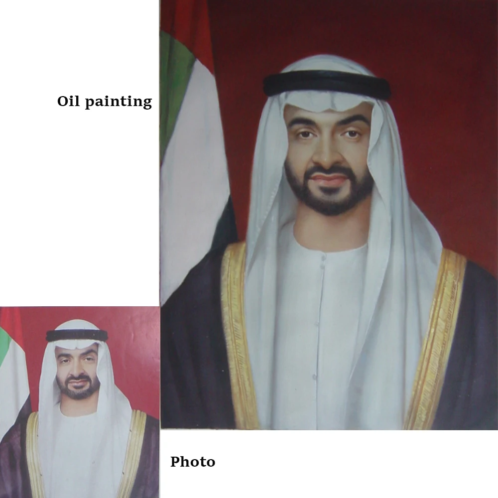 High quality custom picture handmade canvas oil portrait painting