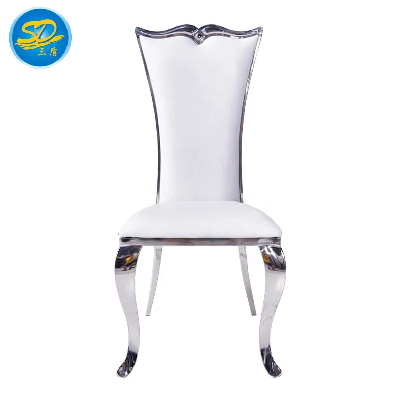 DINING ROOM SET SPECIFIC USE AND METAL MATERIAL MODERN STAINLESS STEEL DINING ROOM SET TABLE AND CHAIR SETS #SS-021