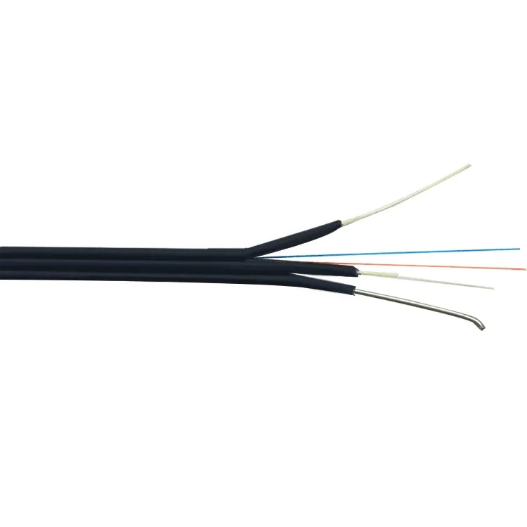 Factory Price FTTH Outdoor 1 2 4 Core Drop Cable G657A1 Fiber Optic Patch Cord With SC connector