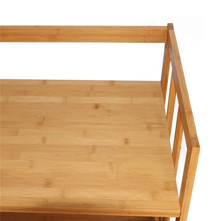 Multi-Tier Bamboo Rack Kitchen Storage Shelves