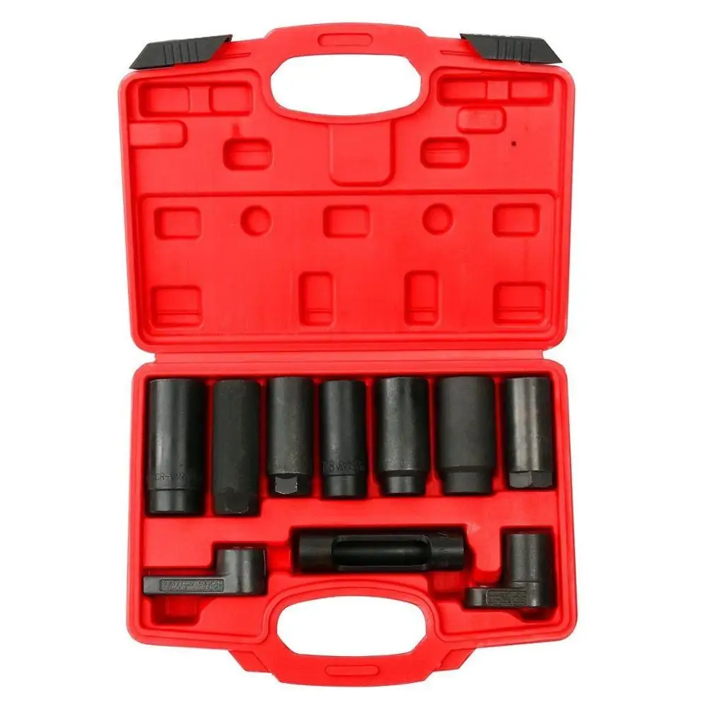 wholesale  10Pcs Diesel Injector Lambda o2 Oxygen Sensor Socket wrench set