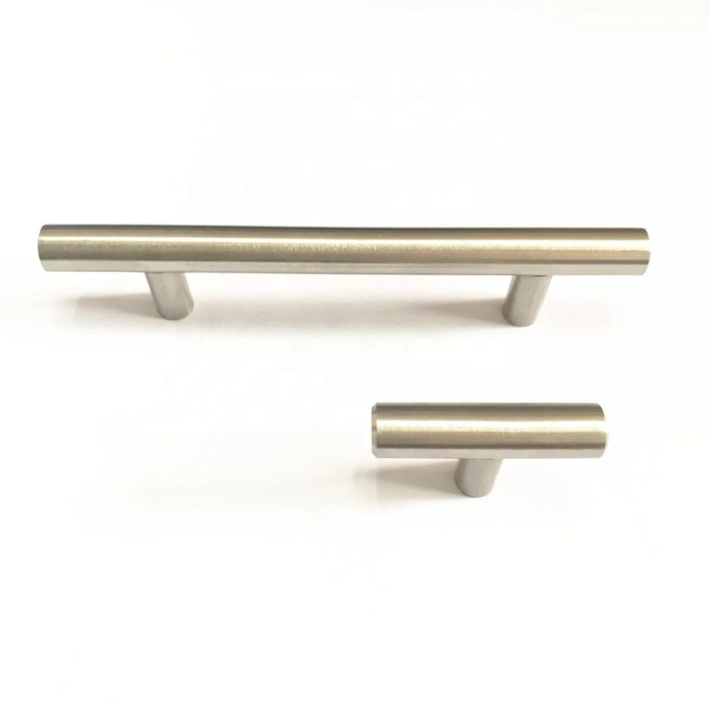 Furniture Hardware MEILV Stainless Steel Brush Living Room Kitchen Cabinet T Bar SS Pull Handle