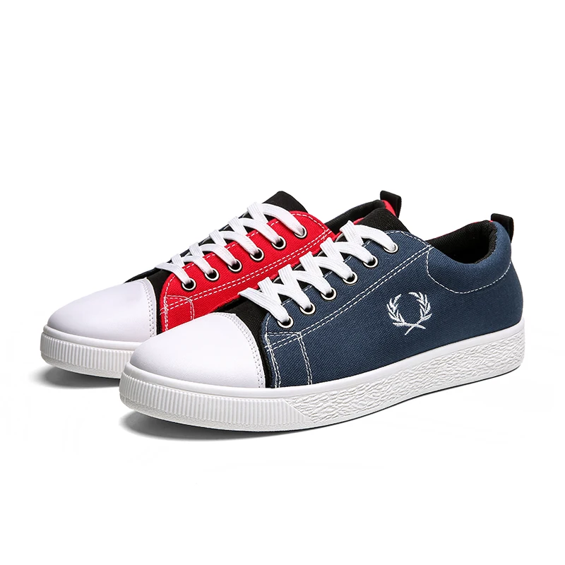 New design factory wholesale custom casual sneakers fashion leisure canvas sports shoes men