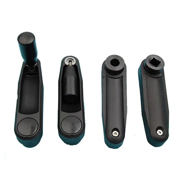 M10 Mounted Hole Rotatable Black Plastic Machinery Lever Handle