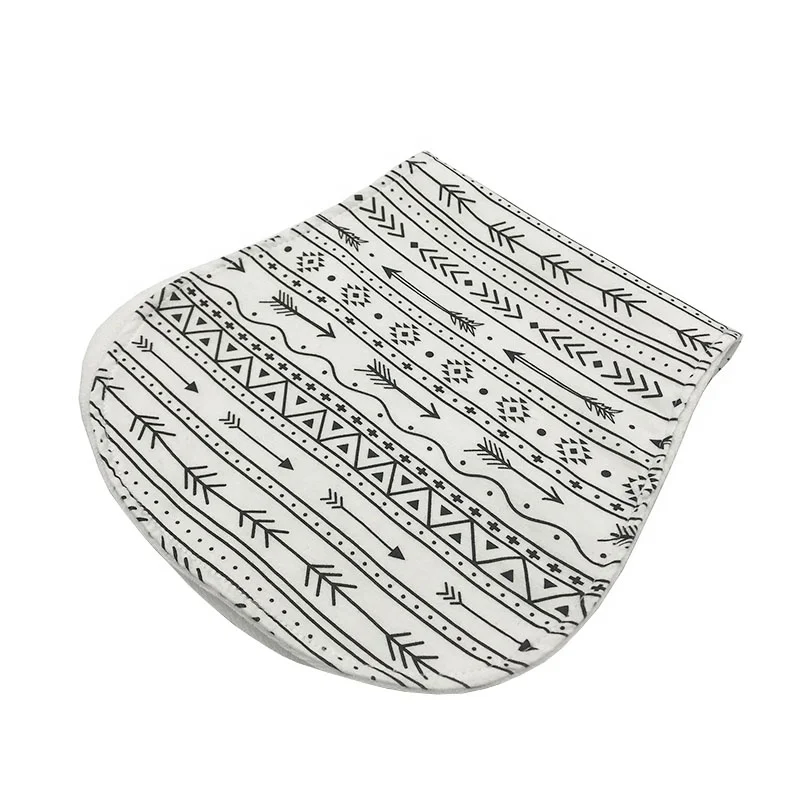 
Baby Burp Cloth Muslin Thick For Girls Organic Cotton 3 Layer Baby Shower Gift 