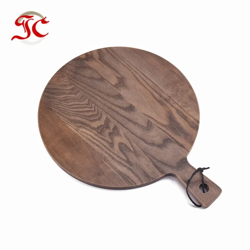 High Quality Food Grade Round Size Ash Wood Cutting Board