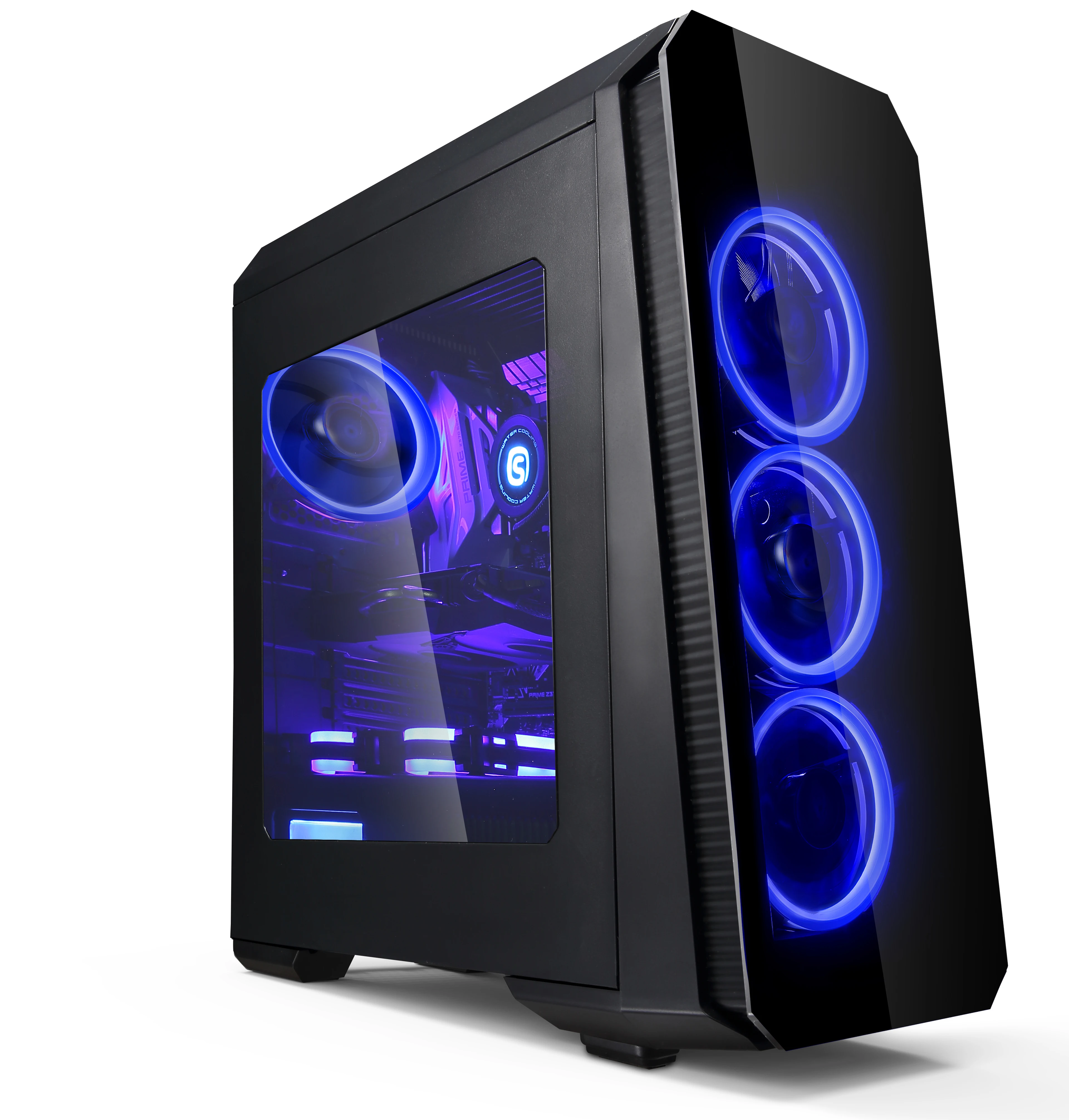 Фабрика питания Mid Tower ATX игровой компьютерный корпус