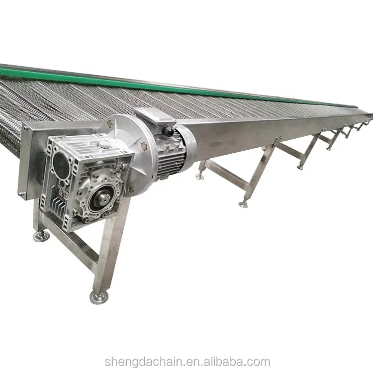 
Good Price Customized Stainless Steel Slat Band Chain Conveyor Dezhou City 