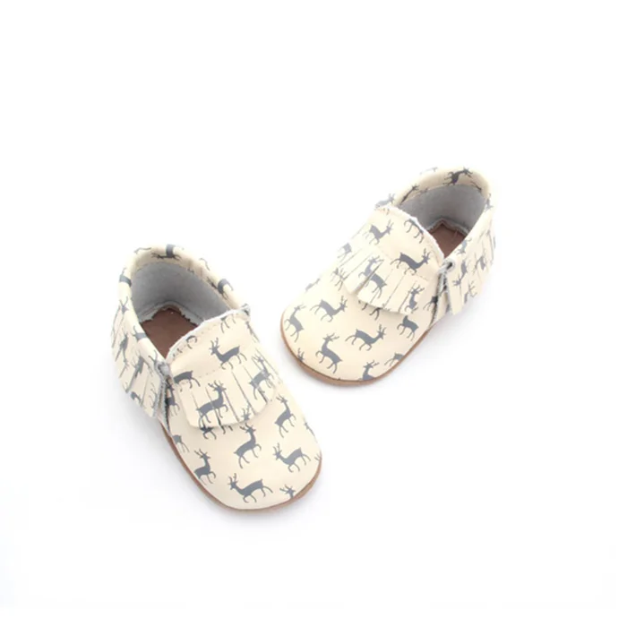 2021 Newest Custom Style Pattern Cute Baby Fringe Shoes Moccasins For Baby