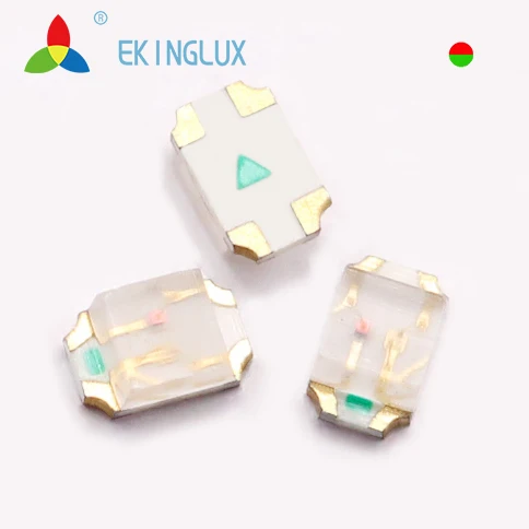 Ekinglux led diode smd 0805 smd red green yellow led 0805 bi-color smd led