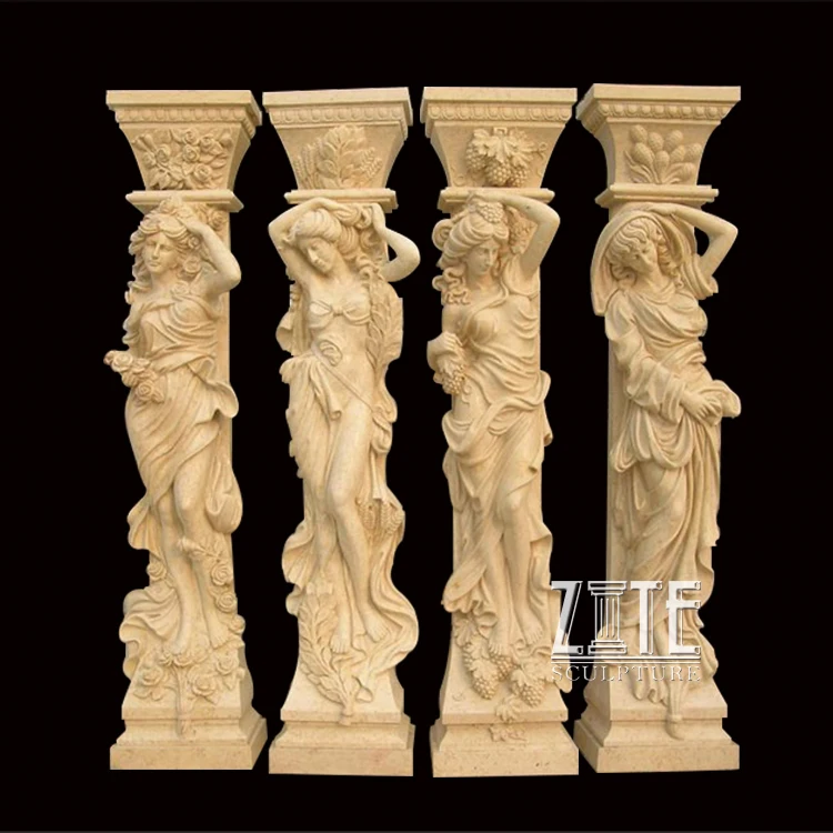 Modern Decoration Stone Roman Pillars