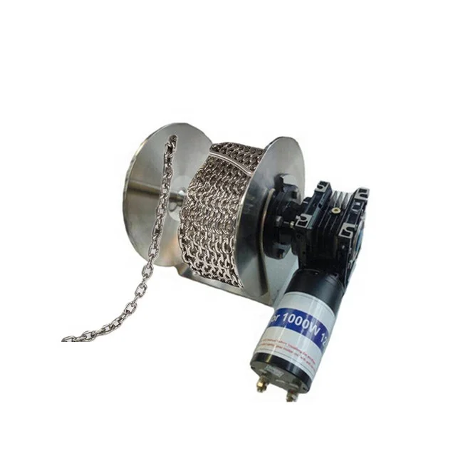 12 V JVW-011 W 316 Лебедка для яхт из нержавеющей стали 600