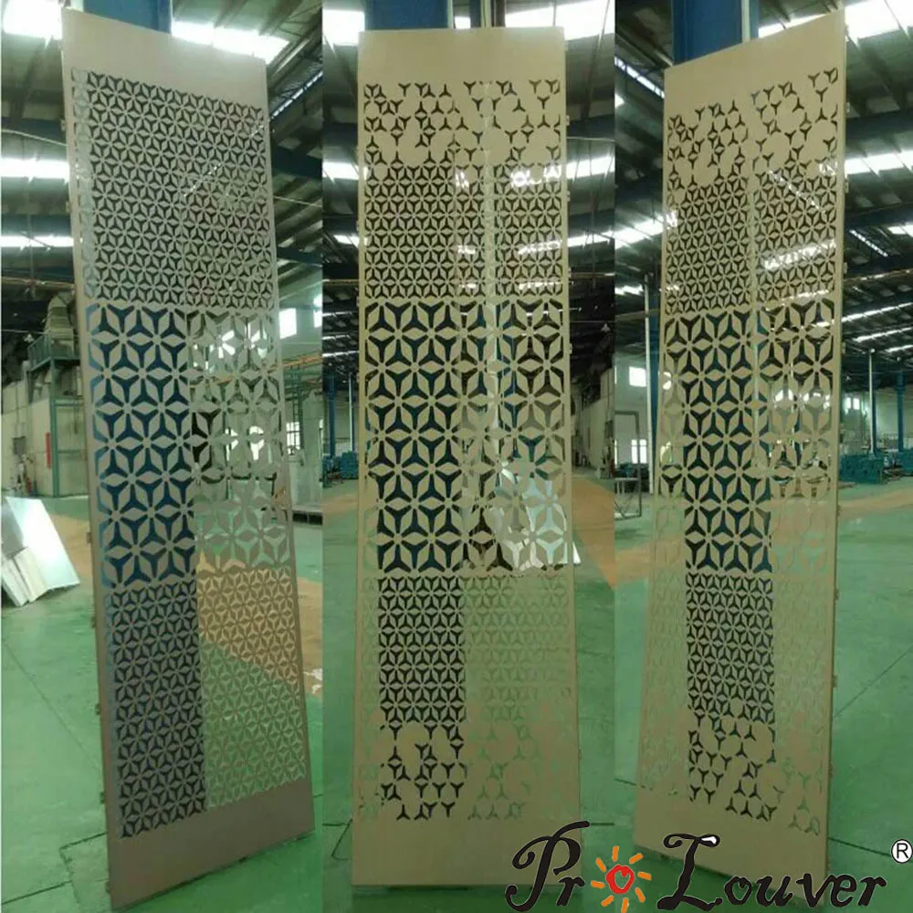 8mm/10mm/15mm/20mm/25mm thick CNC laser cutting aluminum perforated facades