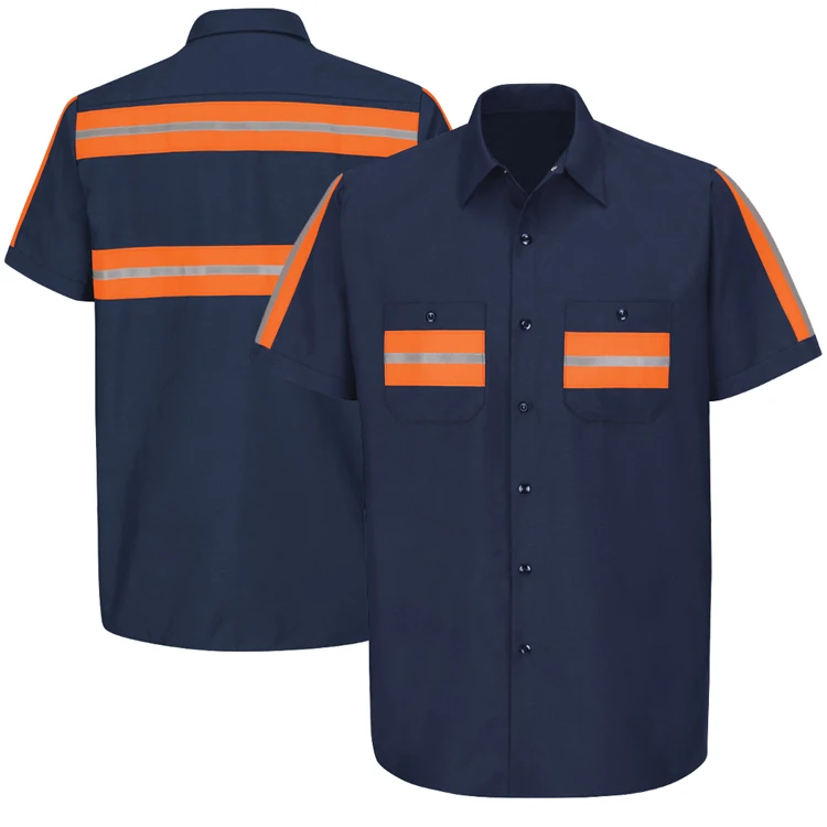 Regular style customized work clothes driver uniform short sleeves  shirt